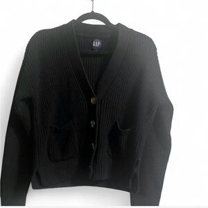 GAP Women's Classic Black Cardigan